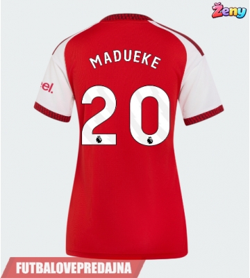 Lacne Ženy Futbalové dres Arsenal Noni Madueke #20 2026-27 Krátky Rukáv - Domáci